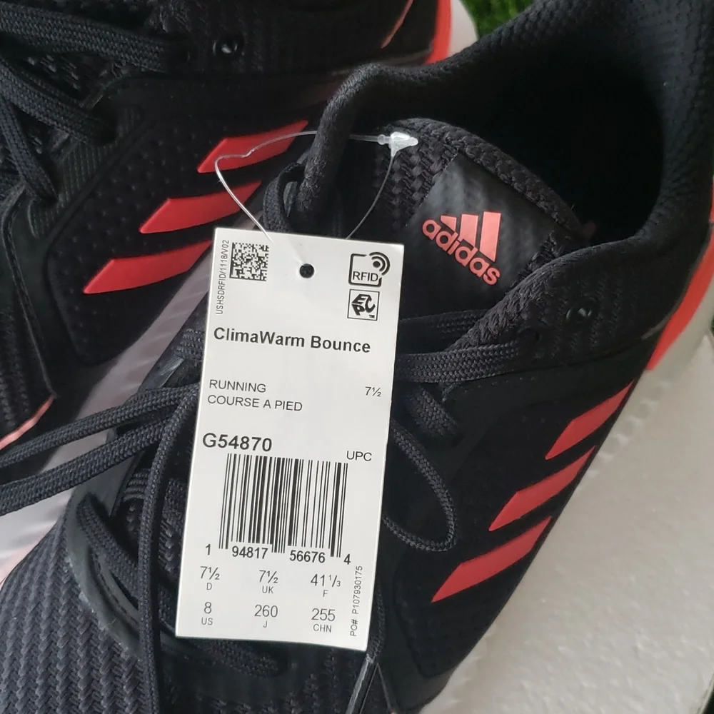 Adidas Climawarm Bounce Women's Running Shoes.Pink,black,white. Size 8 Brand NEW - Picture 14 of 16